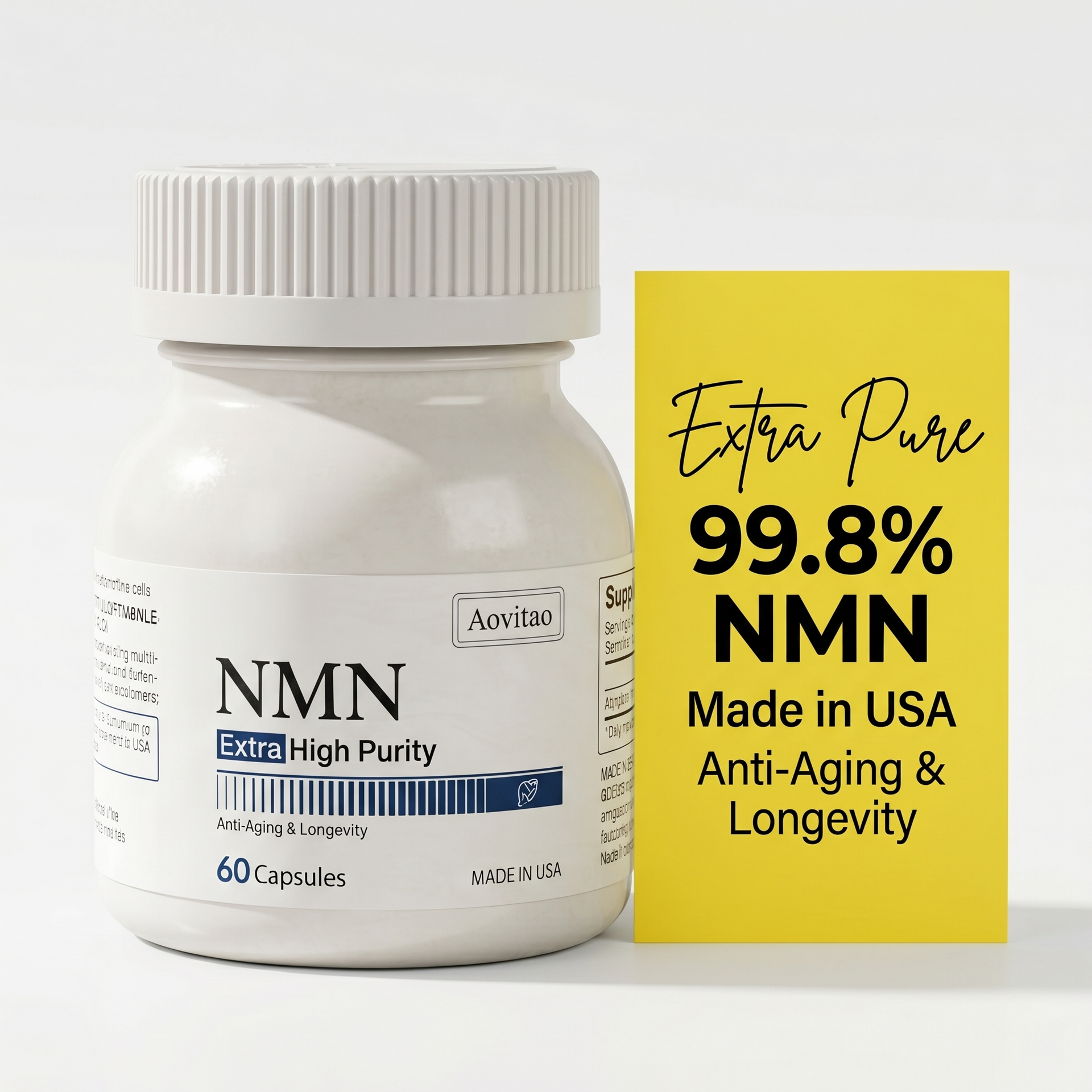 NMN High Purity Formula Dietary Ingredient Daily Wellness Support